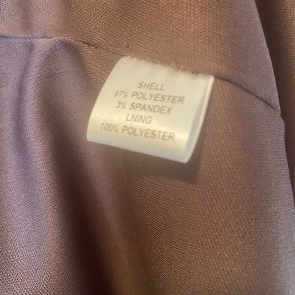 Talbots One Shoulder Dress with Embellished Belt - Picture 6 of 7